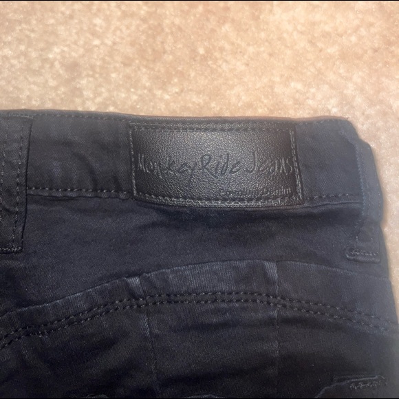 Monkey Rise Black Jeans size 00 - Picture 12 of 12